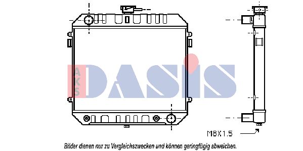 AKS DASIS radiatorius, variklio aušinimas 151470N